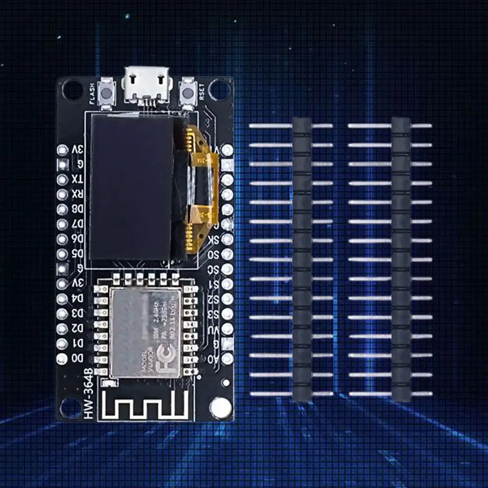 

Макетная плата ESP8266 с OLED-дисплеем 0,96 дюйма, последовательность CH340G с модулем Wi-Fi, OLED-экран, фонарь D0W4, 1 шт.