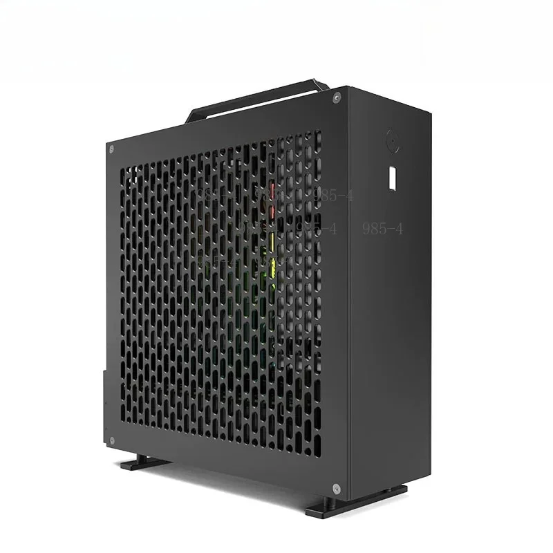 Lzmod Mini A24-V5 2.0 All-Aluminum ITX Case, Double-Sided Chamfer, 1U PSU & Dual-Slot GPU
