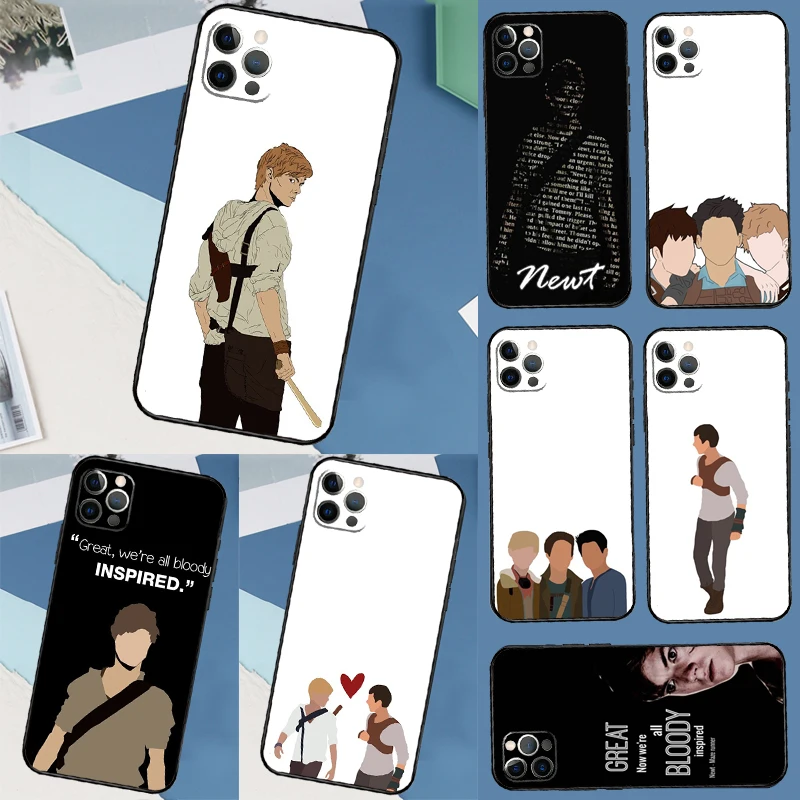 نيوت يقتبس المتاهة عداء الحال بالنسبة لسامسونج غالاكسي S24 الترا S20 S21 S22 S23 S25 الترا S9 S10 زائد S25 FE غطاء كوكه