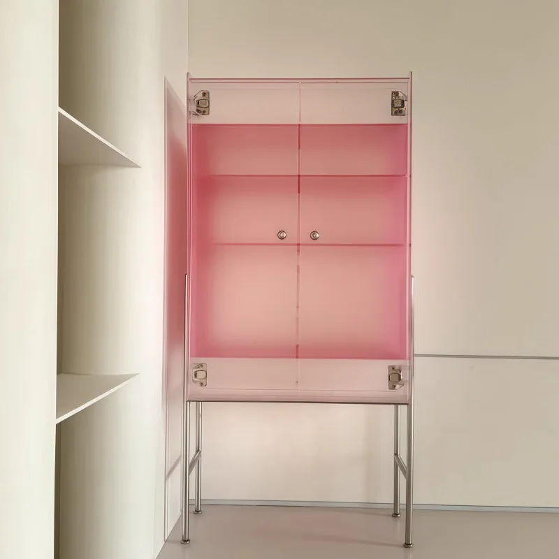 

Акриловый приставной шкаф для гостиной, итальянский минималистичный декоративный шкаф для дома