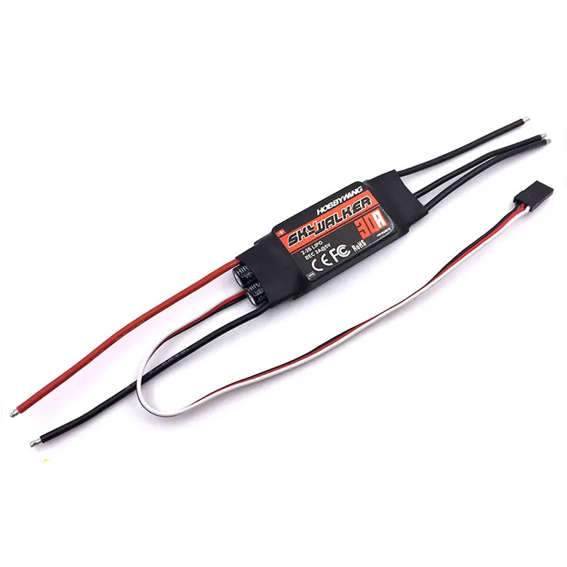 Hobbywing Skywalker 20A 30A 40A 50A 60A 80A ESC With UBEC For RC Airplanes Helicopter Brushless Motor Multiple Protection