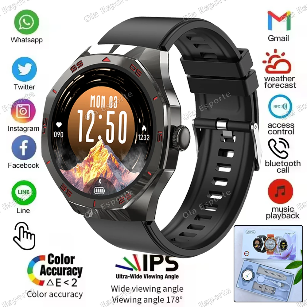

New Smart Watch for Men Women Heart Rate Health Monitoring Bluetooth Calling Fitness Tracking Pedometer Men's Sports Smartwatch