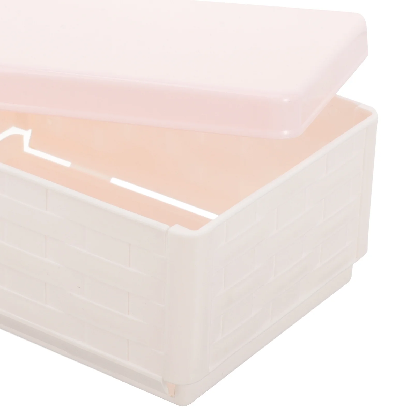 

Multifunctional Plastic Storage Box Small Size for Sundries Organizer Lipstick Eye Shadow Storage Container with Lid