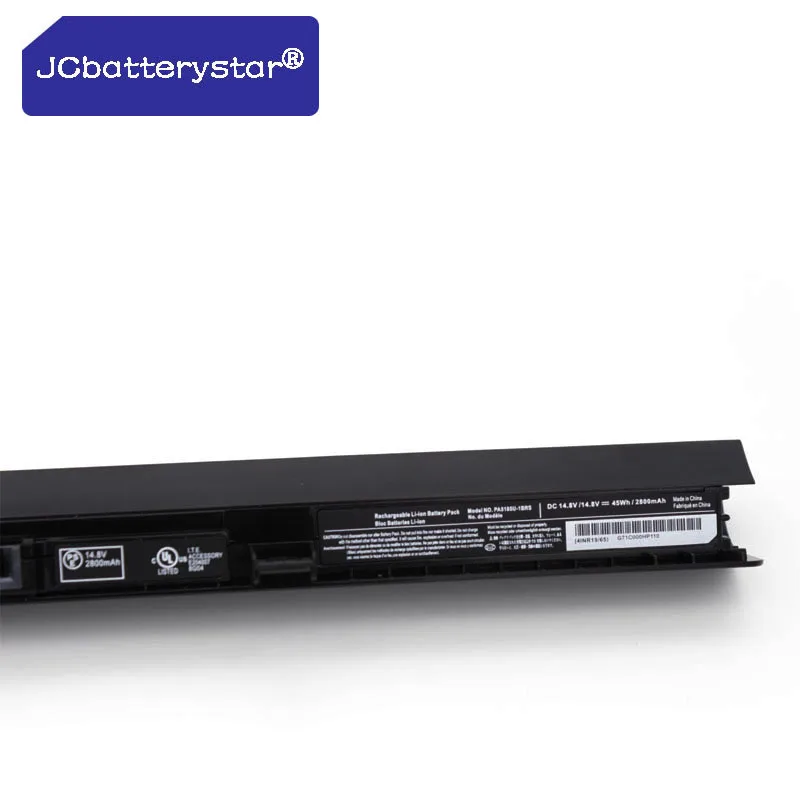 Imagem -03 - Jcbatterystar-bateria do Portátil para Toshiba Satellite Pa5185u Pa5185u1brs L50-b C55-b5200 C50-b-14d L55-b5267 C50-b-17k C55-a-1d5