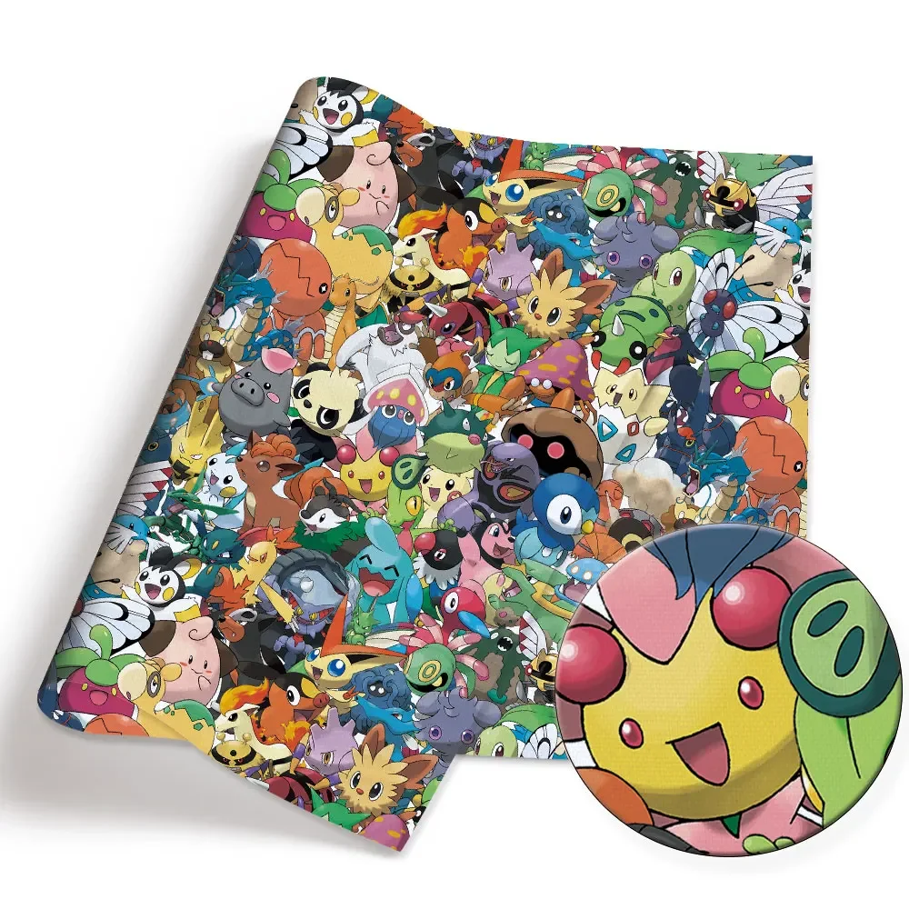 Pokemon Cartoon Fabric140*50cm Handgemaakte Naaien Patchwork Quilten Babyjurk Thuis Vel Bedrukte Stof Stof Naaien Kinderen