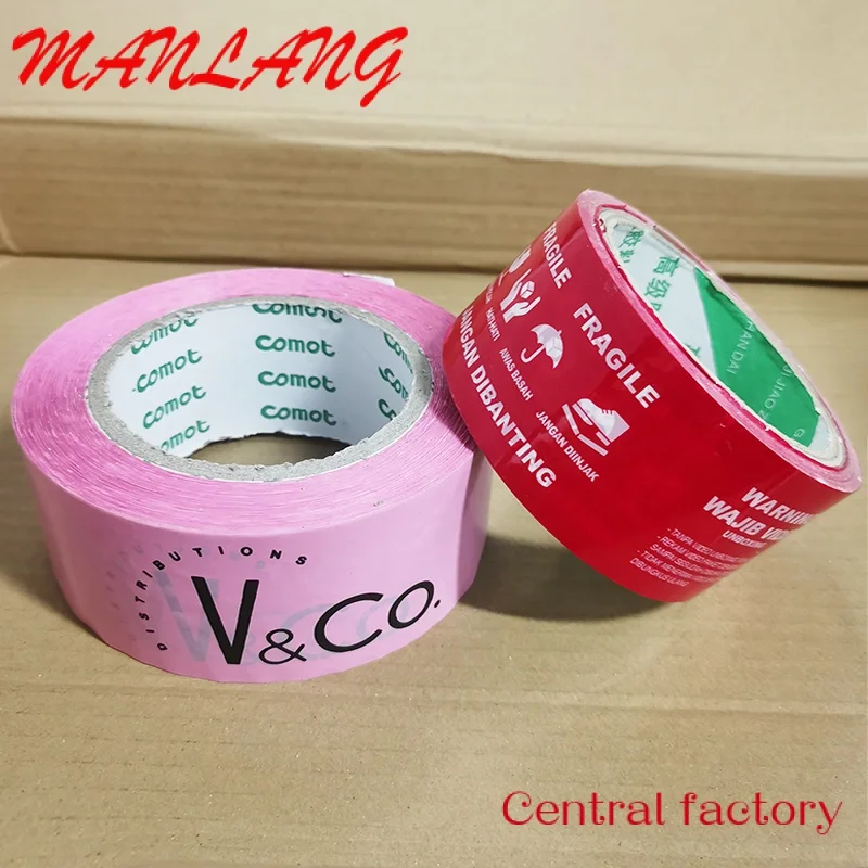 Bopp Packing Tape Sticky Tape, Bom adesivo impresso, Logotipo personalizado