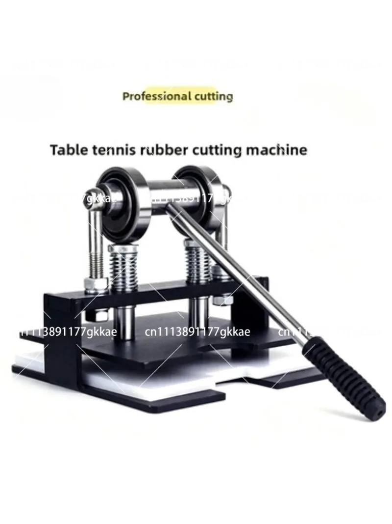 Professional Rubber Cutting Machine for Table Tennis - Manual Tool for Sticky Sheets, Straight & Horizontal Cut
