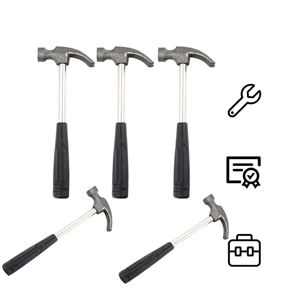 

5pcs Claw Hammer Lightweight Durable Repair Tool Outdoor Hiking Car Maintenance Professional DIY Multifunction