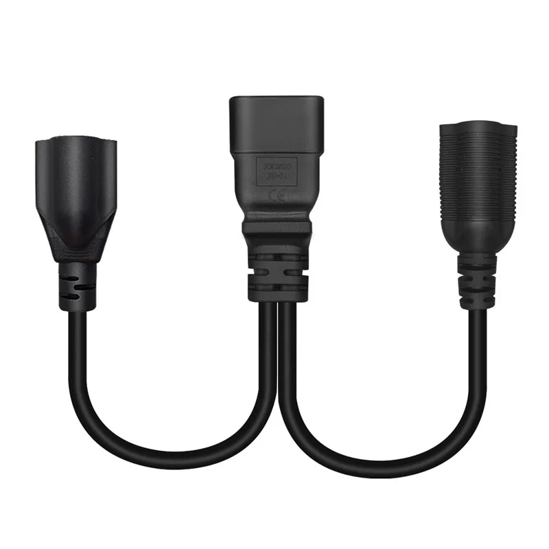 IEC320 C20 플러그 to 5-15R 5-20R 전원 익스텐션 케이블 코드, 전기 와이어 라인, US 여성 Y 분배기, PU UPS 서버 섀시 캐빈
