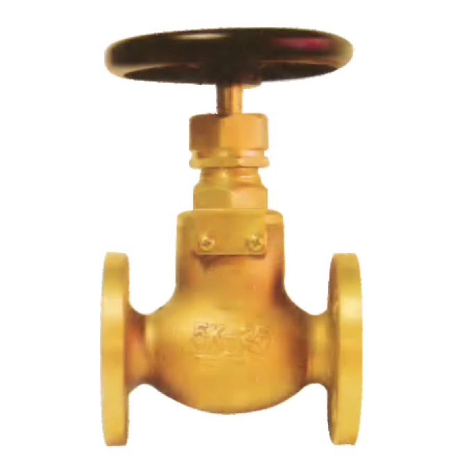 JIS Ansi 5k40 Морской воздушный шар 5k Бронзовый фланцевый прямой сквозной латунный шаровой клапан