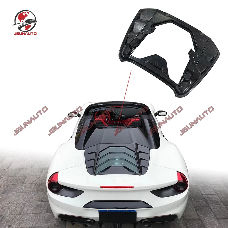 

Forged Carbon Fiber Body Kit For Ferrari 488 GBT MSY Style Rear Hood Cover For F488 Spider Auto Carbon Engine Hood Cover