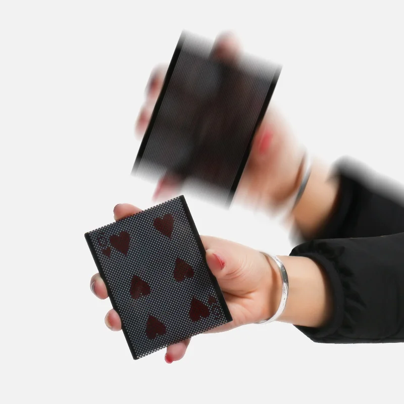 Wholesale Funny WOW Poker Card Magic Trick WOW Cards Vanish Illusion Change Sleeve Close-Up Street Magic Trick