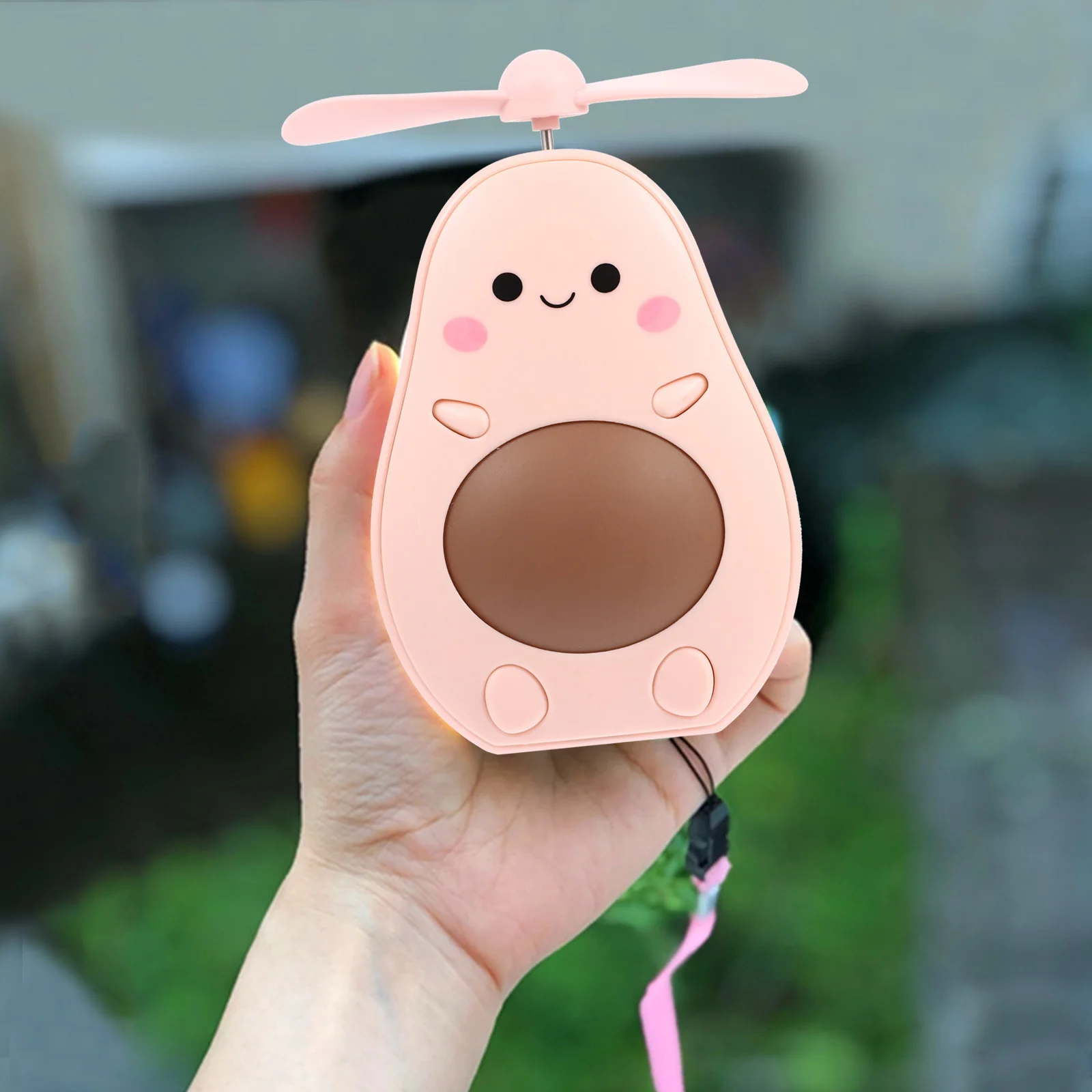 

1Set Multifunctional Hand-Held Mirror with Rechargeable Fan for Practical and Creative Makeup Makeup Mirror Compact Fan