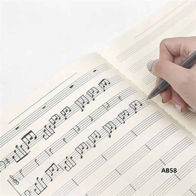

6X Five Lines Music Notes Notebook Music Tab Staff Stave Notebook