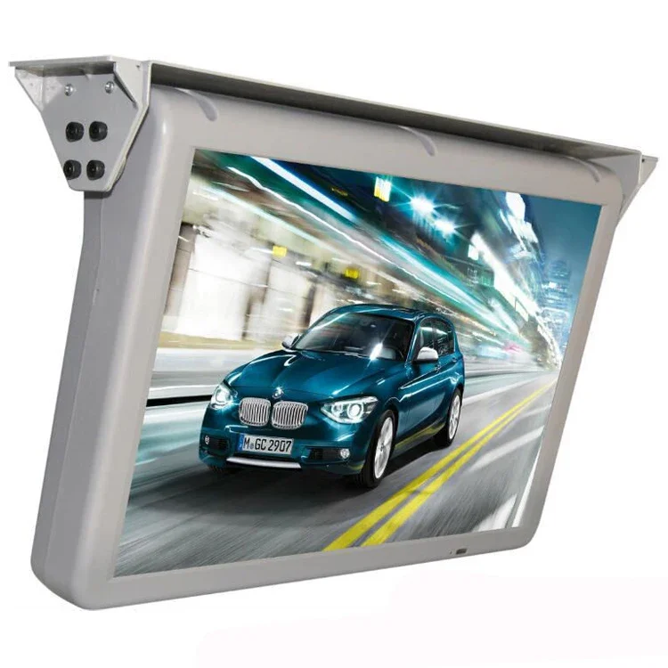 

OSK DD-2151 21.5 inch Vehicle-Mounted Automatic Fold LCD Car Monitor 12V/24V AV/VGA Input Bus LCD monitor