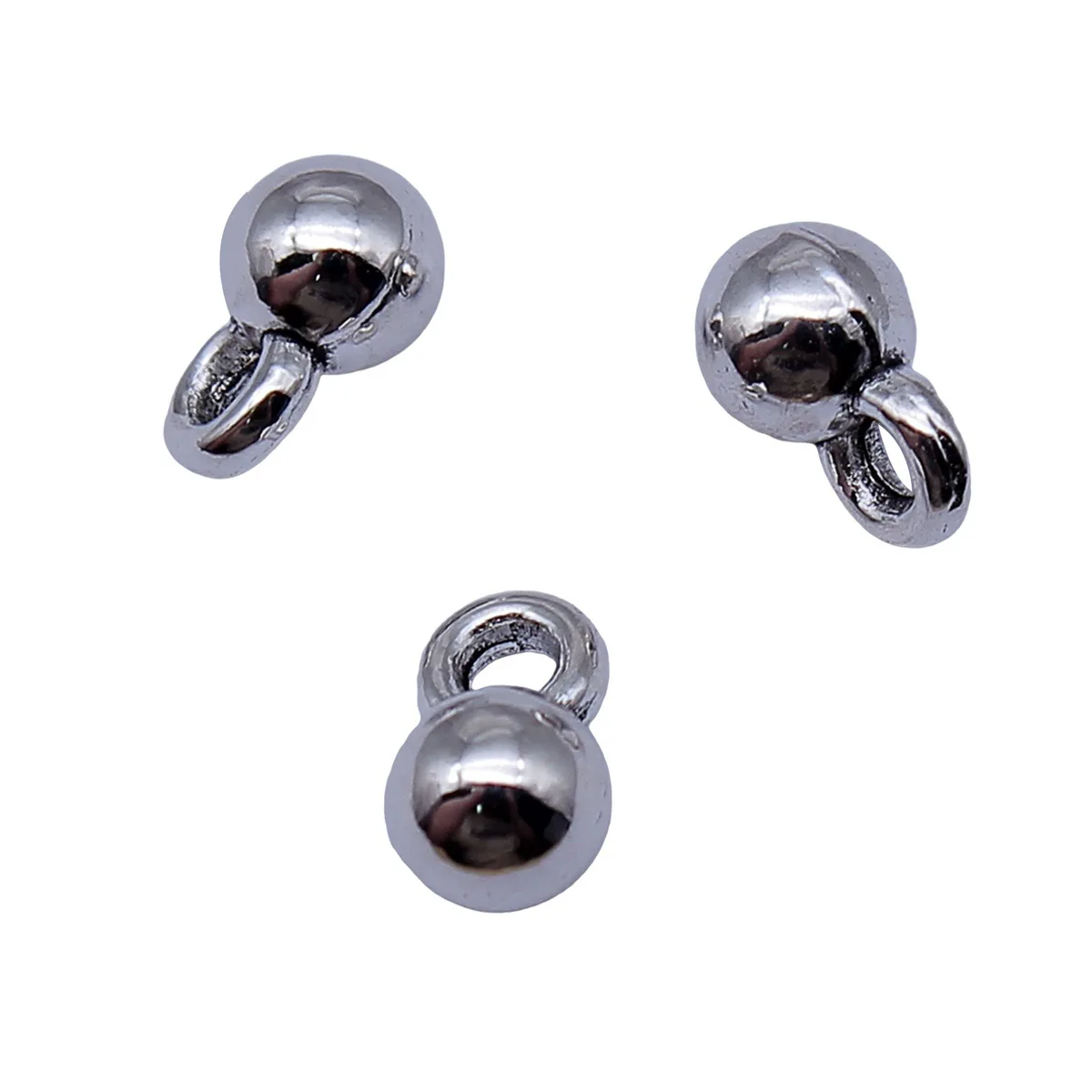 Punk Spike Cone Ball Triangle Alloy Charms Taper Drop Pendants DIY Wind Chime Earring Findings