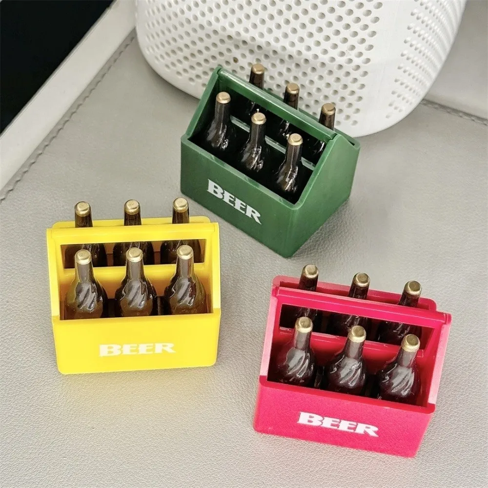 Plastic Bottle Opener Creative Dozen Of Beer Box Shape Beer Box Shape Beverage Opener Portable Magnetic Refrigerator Sticker