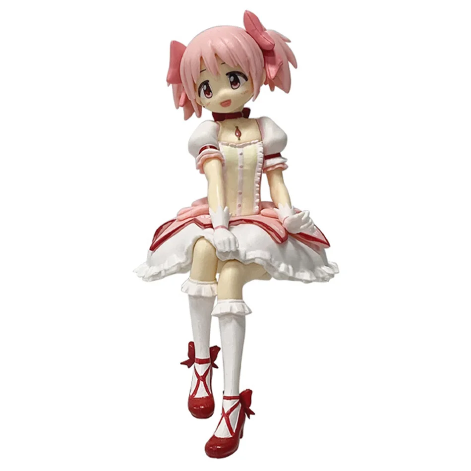 18CM Anime Figure Puella Magi Madoka Magica Kaname Madoka Miki Sayaka Magic Cute Action Model PVC Collection Desktop Gift Toys