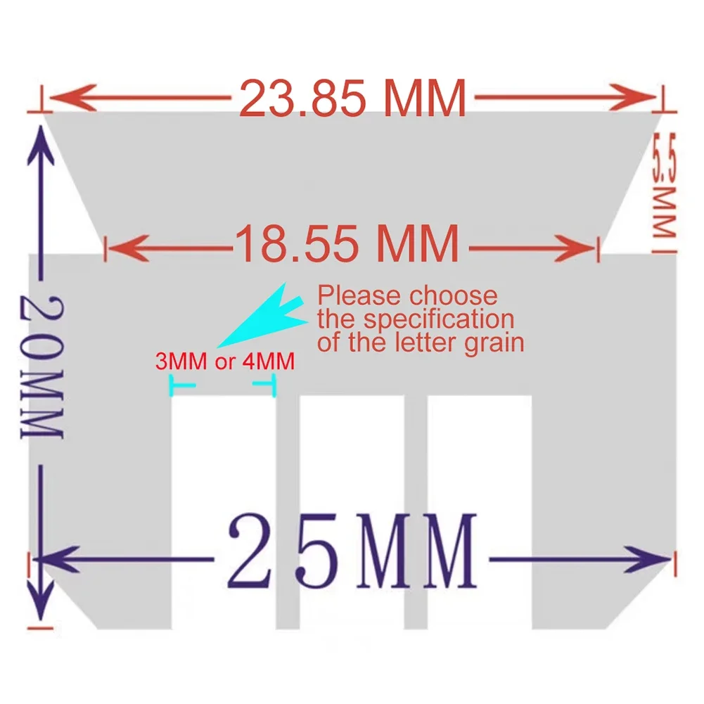 Ribbon Printer Print Head DY-8 Food For Manual Stamp HP241B Letter Holder Medicine Printer Machine Ribbon Code