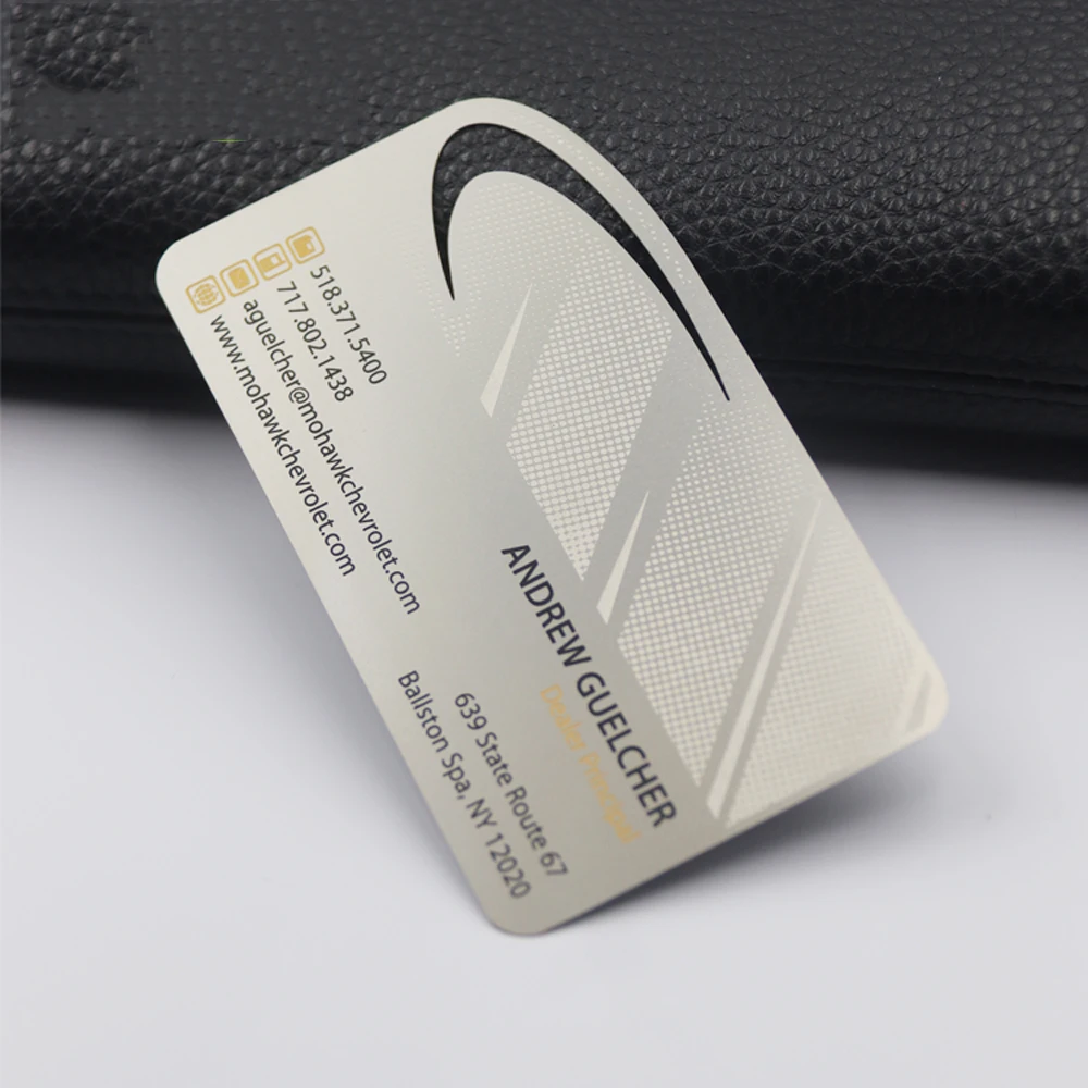 Customized query 2025 Customizable Business Gift Companies Advertisement Durable Metal Visit Cards With Free Personalized Name D