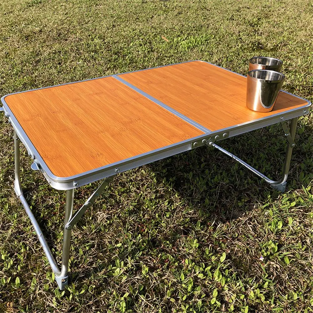 Portable Outdoor Folding Table Camping Picnic Alloy Table Strong Load-Bearing Dirt-Resistant For Picnic Camping Fishing