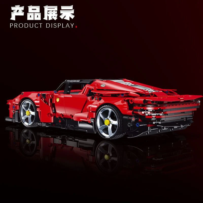 Building blocks sp3488 Concept Sports Car Super Racing Building Blocks Brick model speeding car gift for children