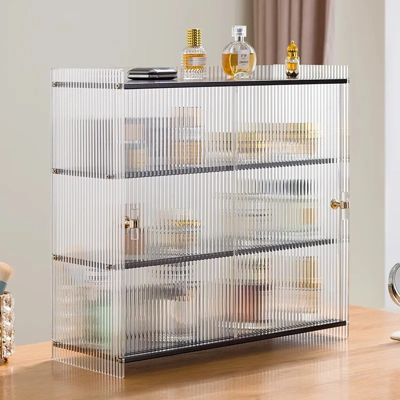 

Desktop rack Multi-layer storage for sundries Layered Cosmetics Home bedroom Living room storage