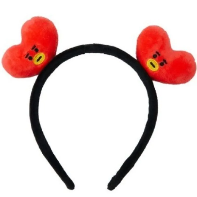 BT21 koya chimmy cookie tata hairband high color value cartoon cartoon doll doll shape creative cute girl heart wash hair ring