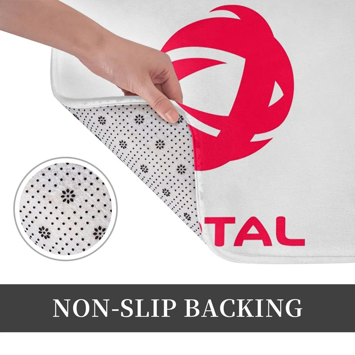 T-Total-S شعار المضادة للانزلاق ممسحة الكلمة حصيرة قابل للغسل السجاد البساط للمطبخ مدخل المنزل الحمام مسند القدم الحصير #4