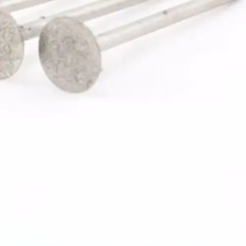 5PCS 10-16mm Thin T Shape Emery Grinding Head Diamond Coated Burr For Jade Stone Glass Ceramic Carving Engraving Jewelry Tool