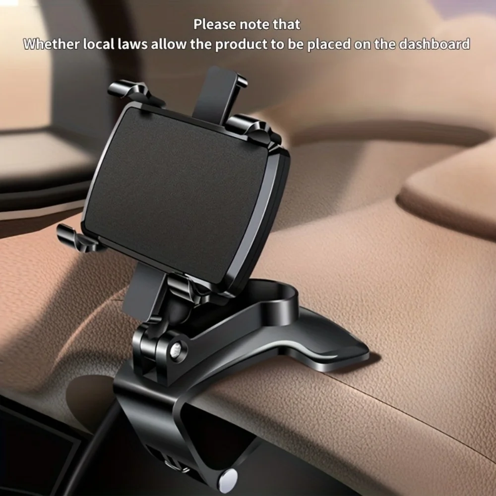 Universal Car Mobile Phone Holder Navigation Stand Dashboard Car Clip Mount GPS Display Bracket For iPhone Samsung Xiaomi Phone