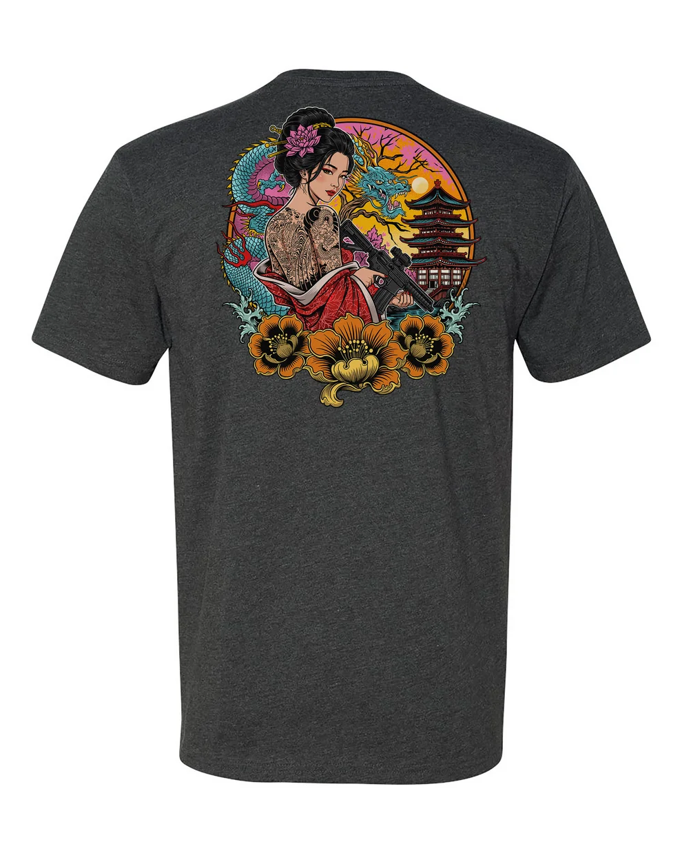 Ballistic Beauty Tee Tactics Graphic Cotton Tees Printing High-end Luxury Unisex Style Both of Men and Women
