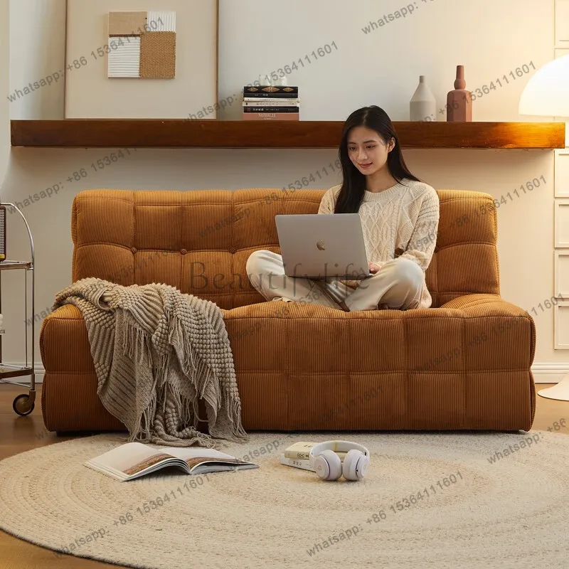 LSEuropean Cheap Vacuum Compressed Sofa Designer Modern Puff Vacuum Compressed Sofa Nordic Soft Couch Wohnzimmer Furniture Home