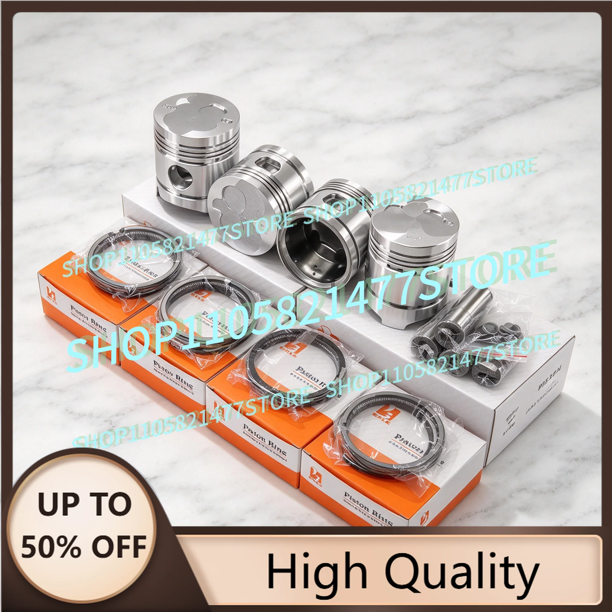 SD22 Piston Rings Set For Overhaul Rebuild Kit Engine Parts