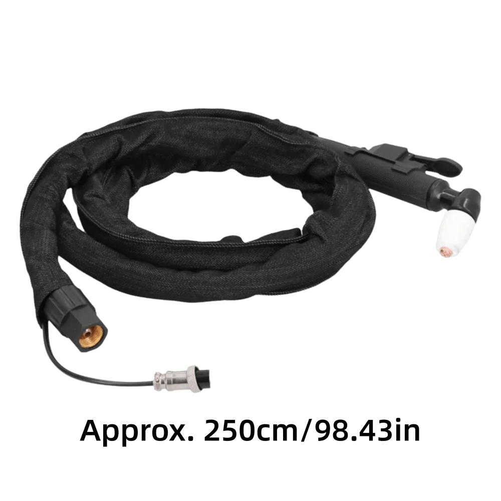 PT‑31 Plasma Cutter Torch Straight Handle High Frequency Ignition Plasma Cutting Torch Air Cooling Design 40A 50A Compatible