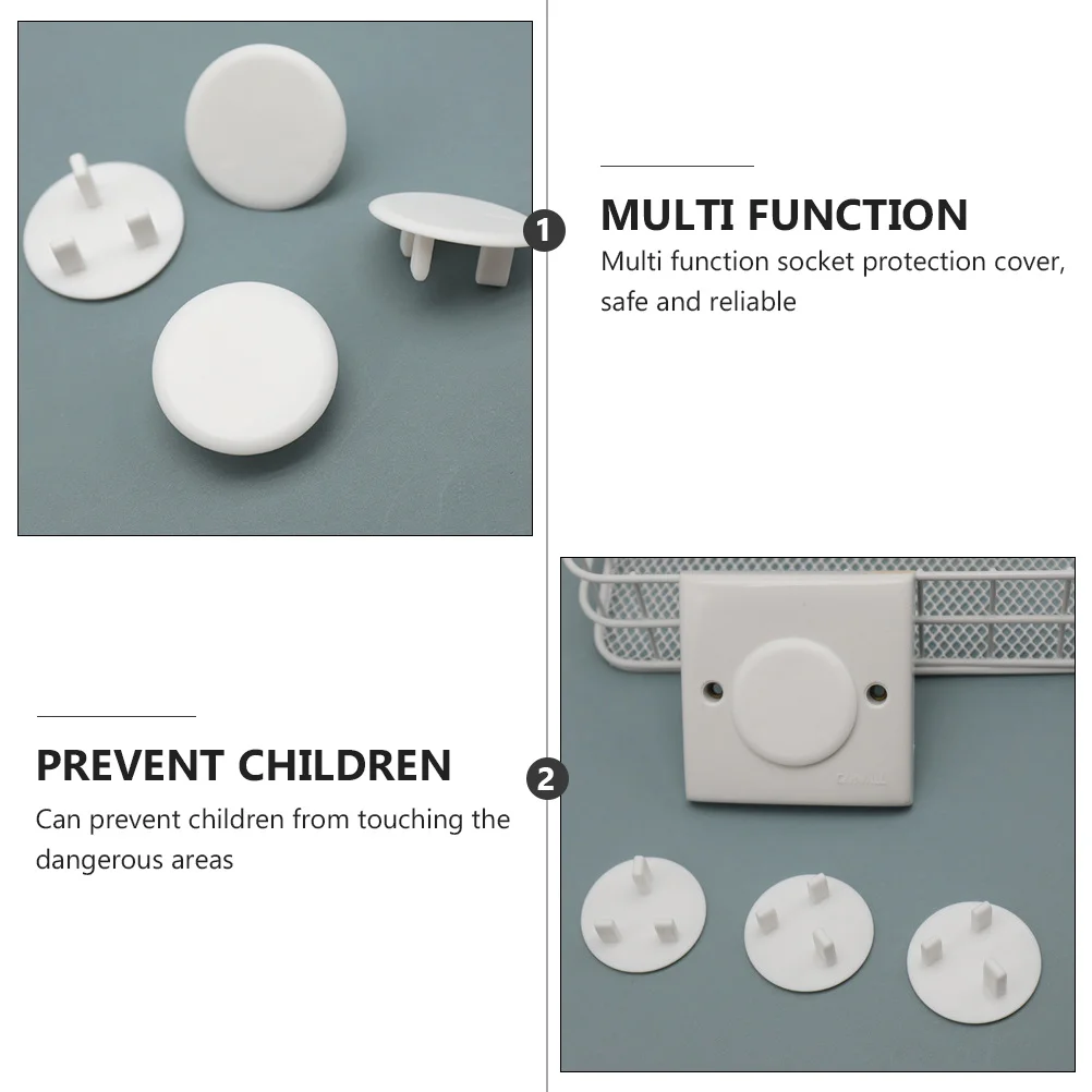 20 Buah Penutup Stopkontak Anti Anak Premium Pelindung Soket Multi-Fungsi Tutup Pengaman Stopkontak Pelindung Stopkontak Aman untuk Anak-Anak