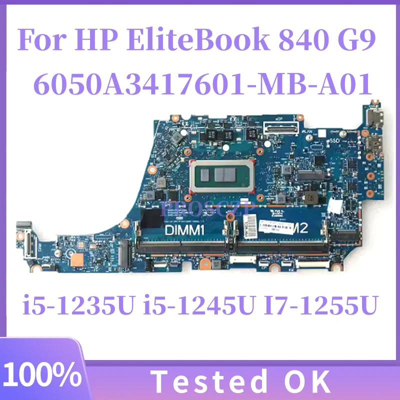 

HSN-I45C 6050A3417601 Материнская плата N22216-601 N22217-601 для ноутбука HP EliteBook 840 G9, материнская плата DDR5, 100% рабочая
