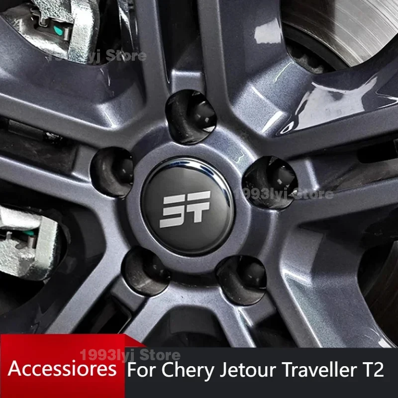 Car Wheel Caps Center Caps for Alloy Wheels and Rims Wheel Disc Plug Plugs Cap Covers Tires Parts Auto Chery Jetour Traveller T2