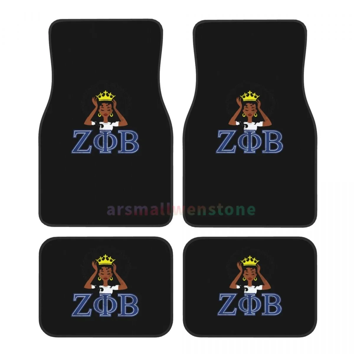 

Zeta Phi Beta 4-х детали, альфмобрелла terciopelo cristal para el suelo l coche, антиинкстраст, аксессуары для салона л.