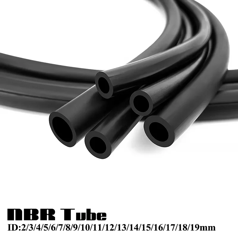 

Black Nitrile Rubber Fuel Line Tube ID2mm~7mm Petrol Diesel Oil NBR Line Hose Pipe Soft Tubing Oil,Wear,Acid & Alkali Resistant