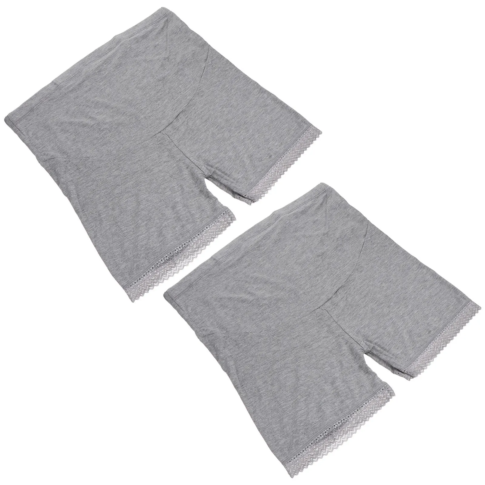 

2Pcs Cotton Maternity Panties High Waist Elastic Abdomen Support Pants Pregnant Women Breathable Safety Underwear
