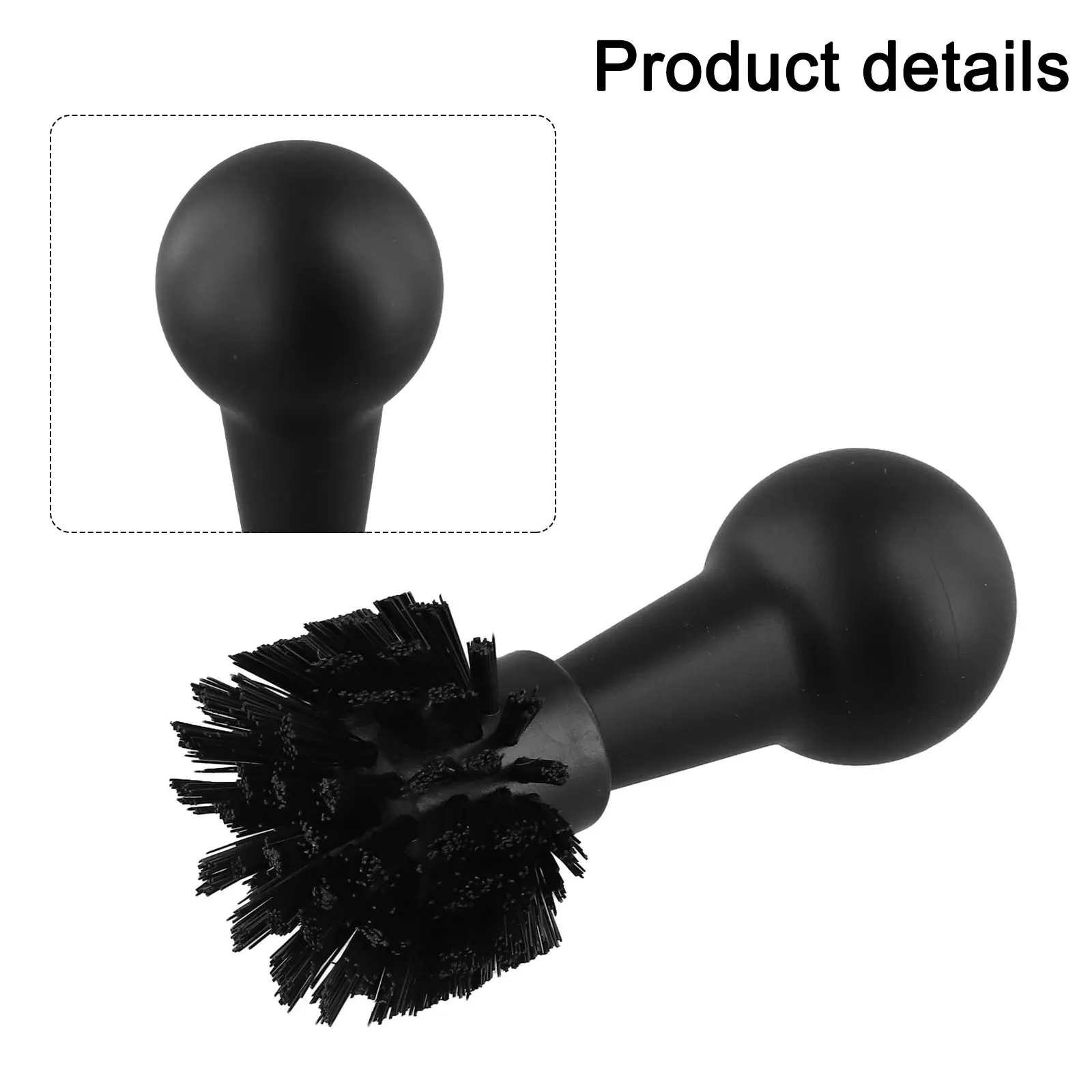 Multi-Directional Brush Cleaning Brush Coffee Cleaning Comfortable Grip Handle Flat Brush Head Smooth Lines Design