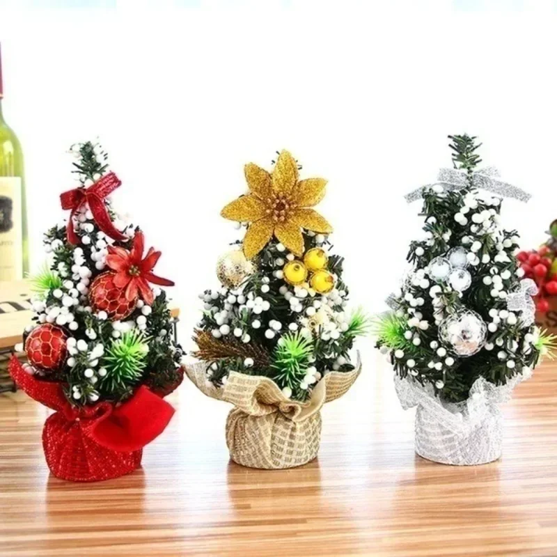 Weihnachten Home Party Dekoration Baum 20cm Weihnachten Paket Baum Desktop Kinder Geschenk Urlaub Dekoration