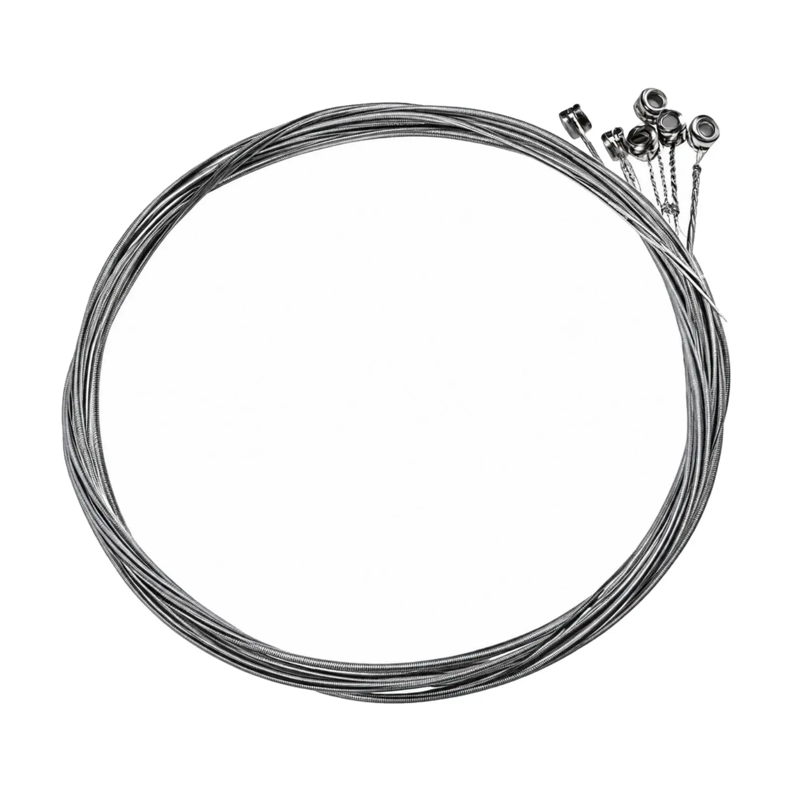 Electric Guitar Strings Industrial Steel Replacement Set 6 Wound Ball End for Standard Six String Guitar Tuning Stability