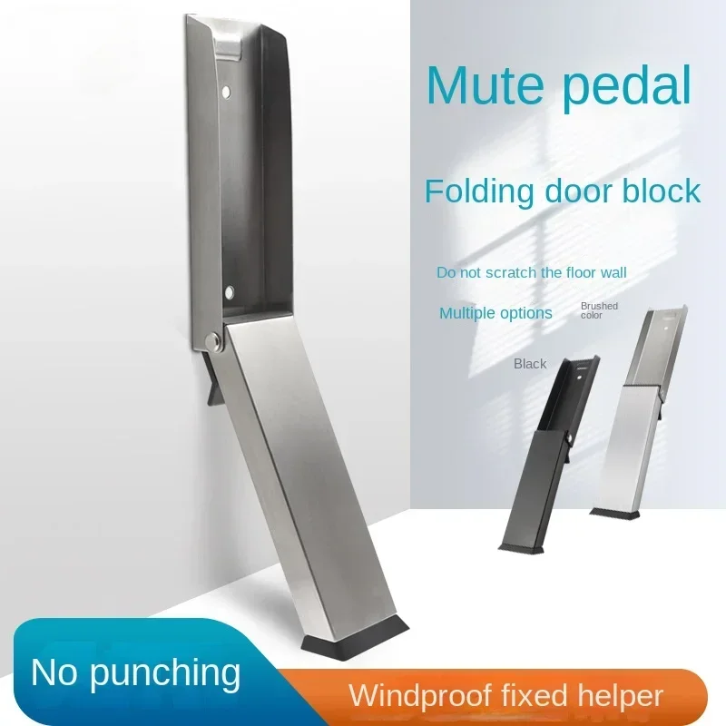 Safety Door Stopper Metal Gate Blocker Windproof Gate Blocker New Anti-collision Door Gap Blocker Sturdy Door Blocker