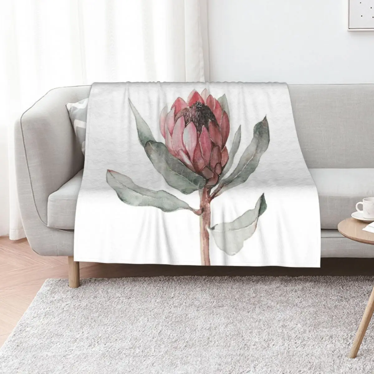 Antique Passion Protea Throw Blanket Sofa sofa bed Single Picnic For Sofa Thin Beautifuls Blankets