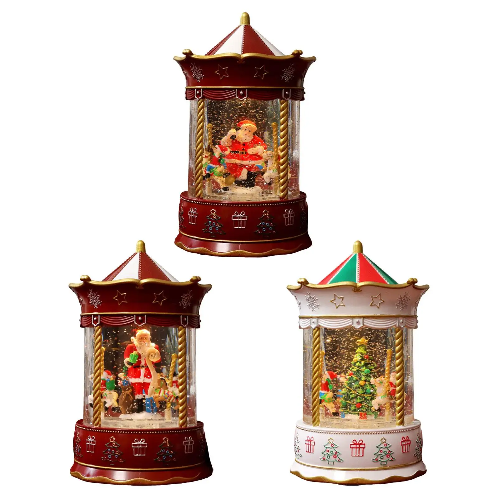 

Музыкальный снежный шар на Рождество, музыкальная шкатулка, настольное украшение с блестками для вечеринок, домашний декор, центральное украшение, подарок на Рождество, день рождения, новогодний подарок