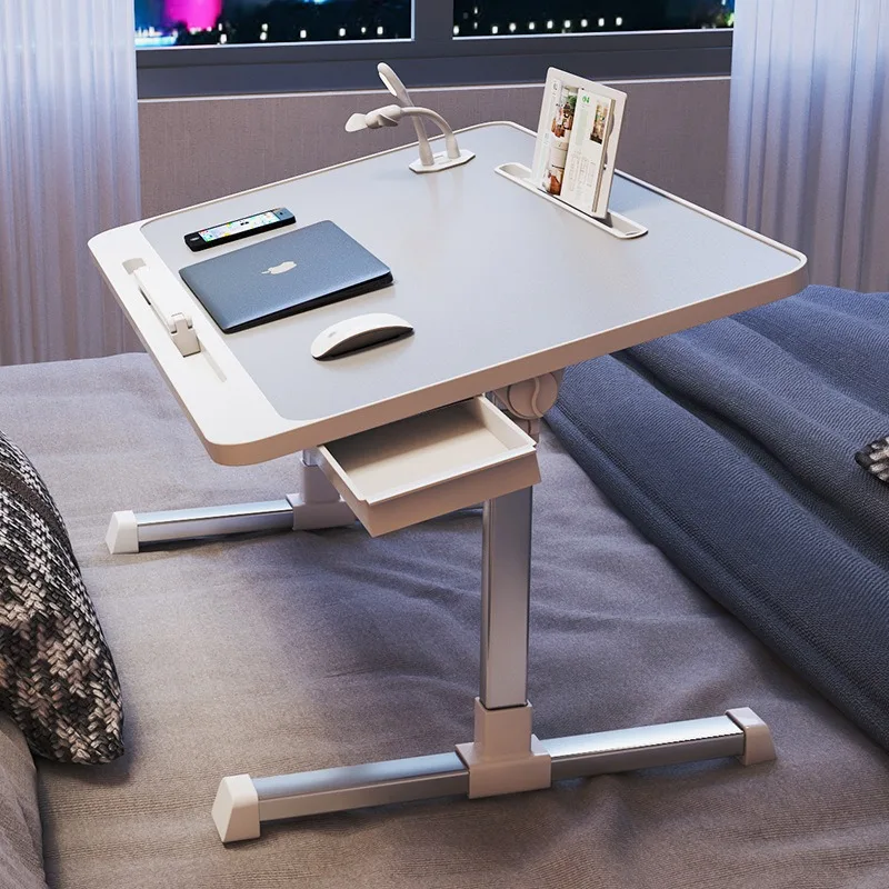 Portable Folding Bed Table Height Adjustable Laptop Computer Desk Compact Study Dorm Bedroom Office