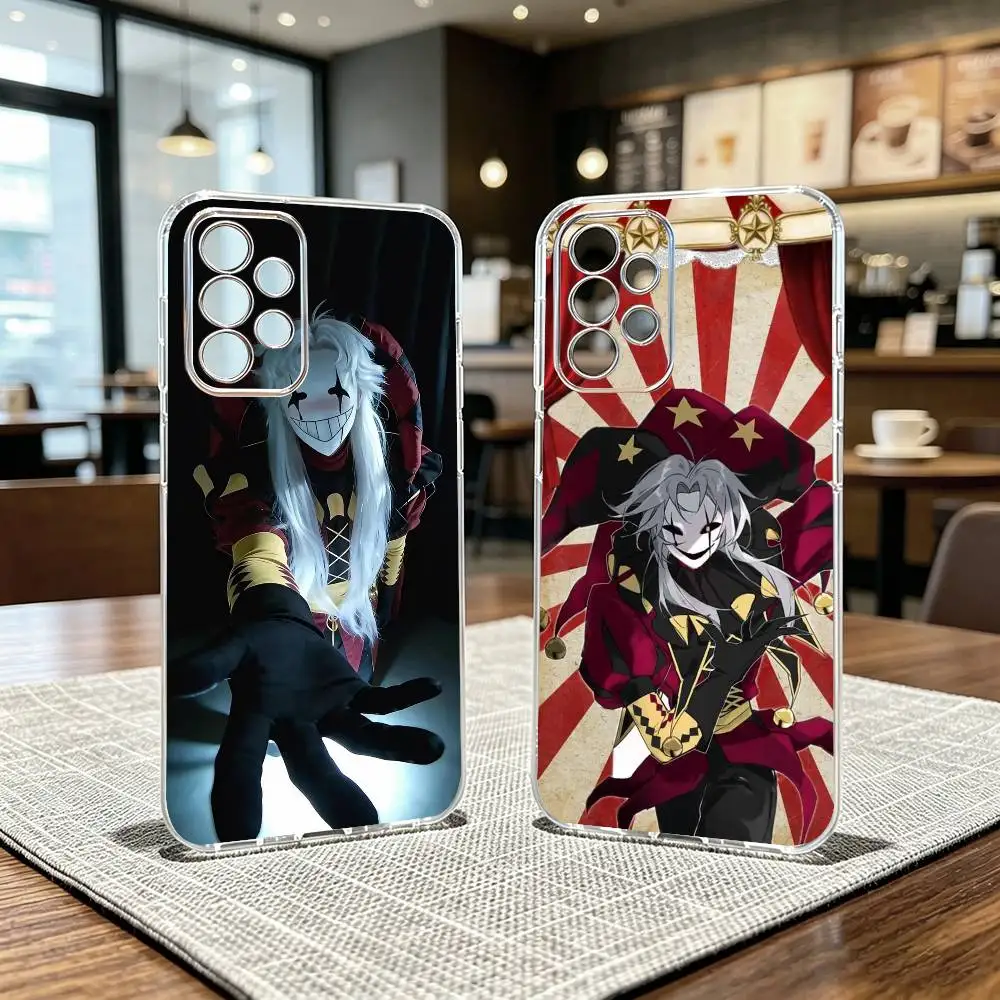 Novel The Q-Freak Circus Phone Case For Samsung S25,S24,S21,S22,S23,S30,Ultra,S20,Plus,Fe Transparent Cover