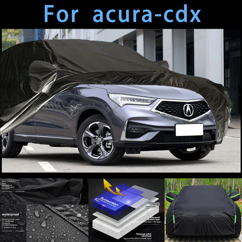 

For Acura cdx Outdoor Protection Full Car Covers Snow Cover Sunshade Waterproof Dustproof Exterior Car accessories